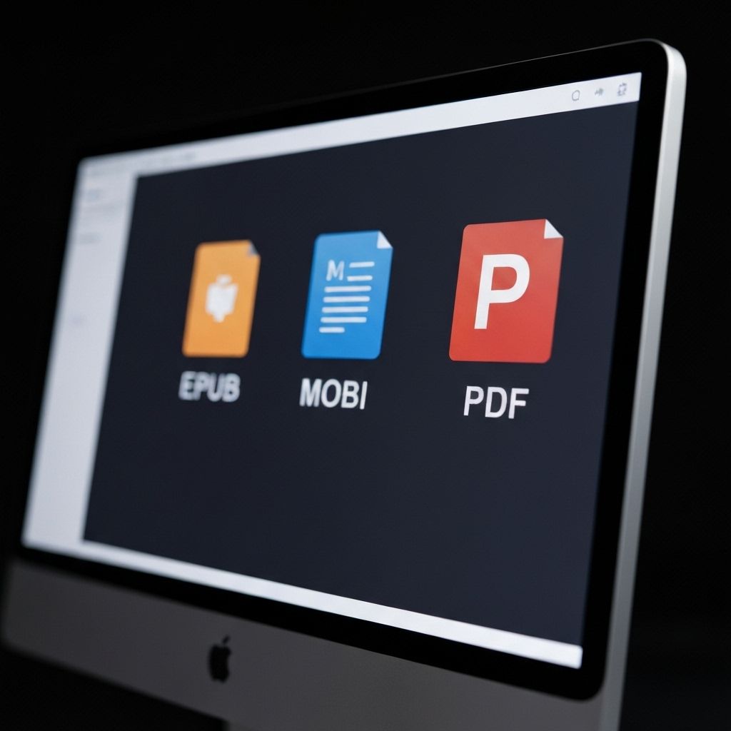 Formatos de ebook: EPUB, MOBI, AZW3 explicados